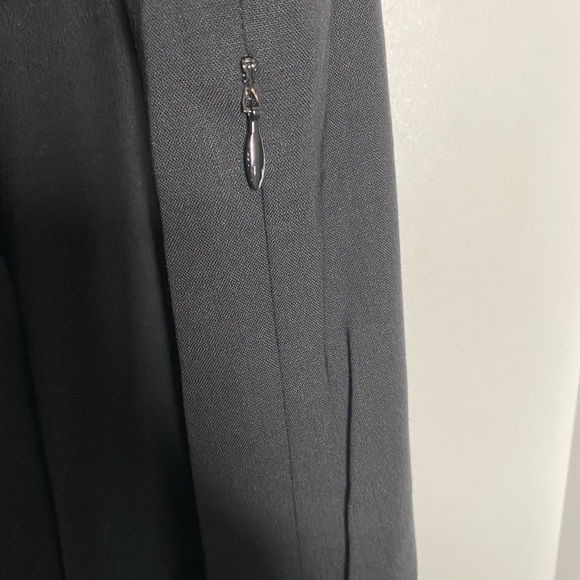 Theory Shift Pleated Black Cocktail Dress Women’s Size 6 - Picture 3 of 5